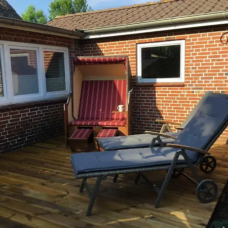 Ferienwohnung Erholung unter Reet Bordelum Exterior foto